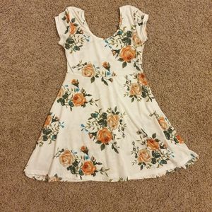 MAGAZINE Floral Rose Summer Dress L